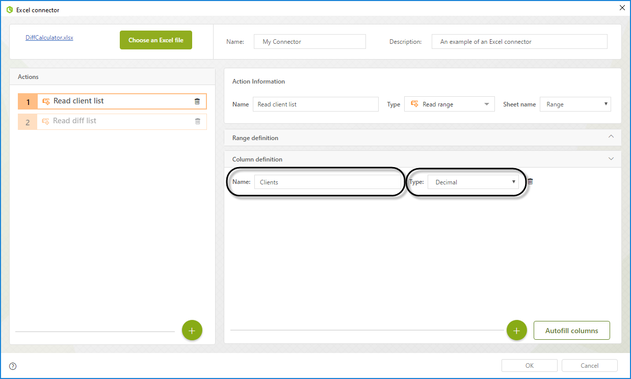 Bizagi Studio Integrating External Applications From Bizagi Excel Connector Read Range Action