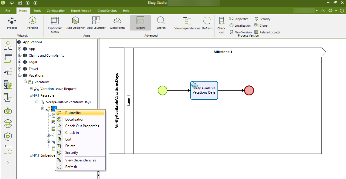 Low-code Process Automation > Studio Cloud - Authoring environment ...